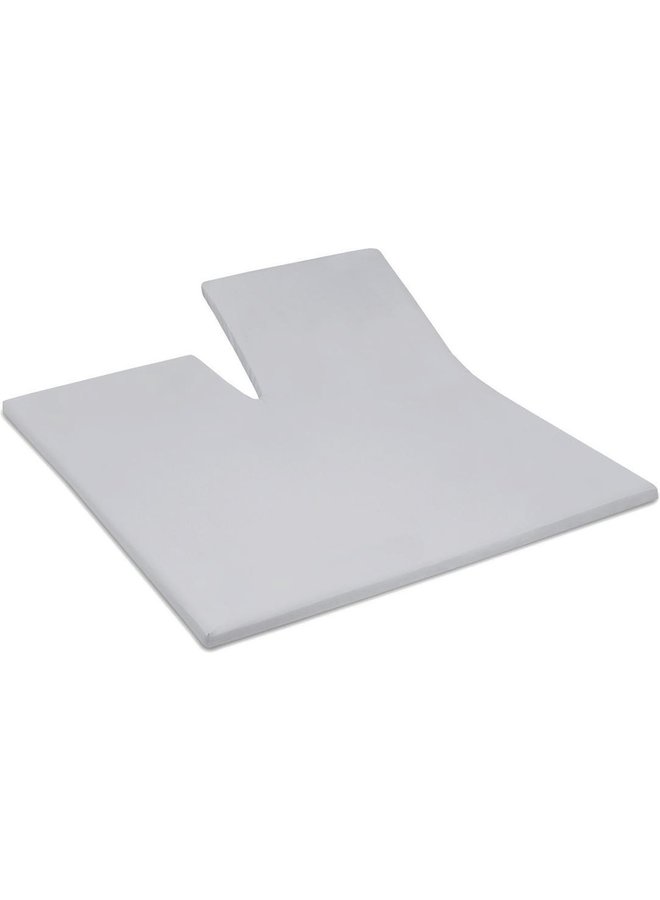 Hoeslaken Splittopper Grijs - Flanel