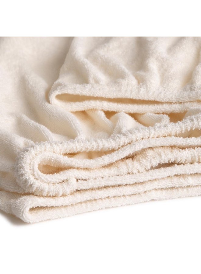 Cinderella Hoeslaken Splittopper Creme - Badstof