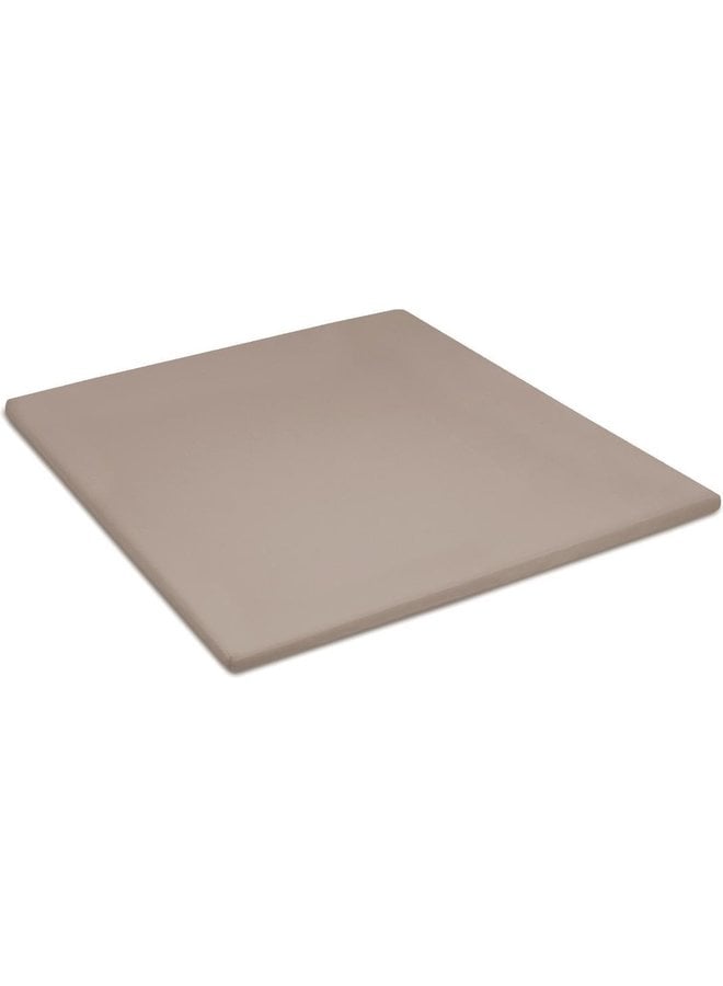Hoeslaken Topper Taupe - Badstof