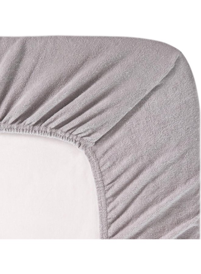 Cinderella Hoeslaken Topper Grijs - Badstof