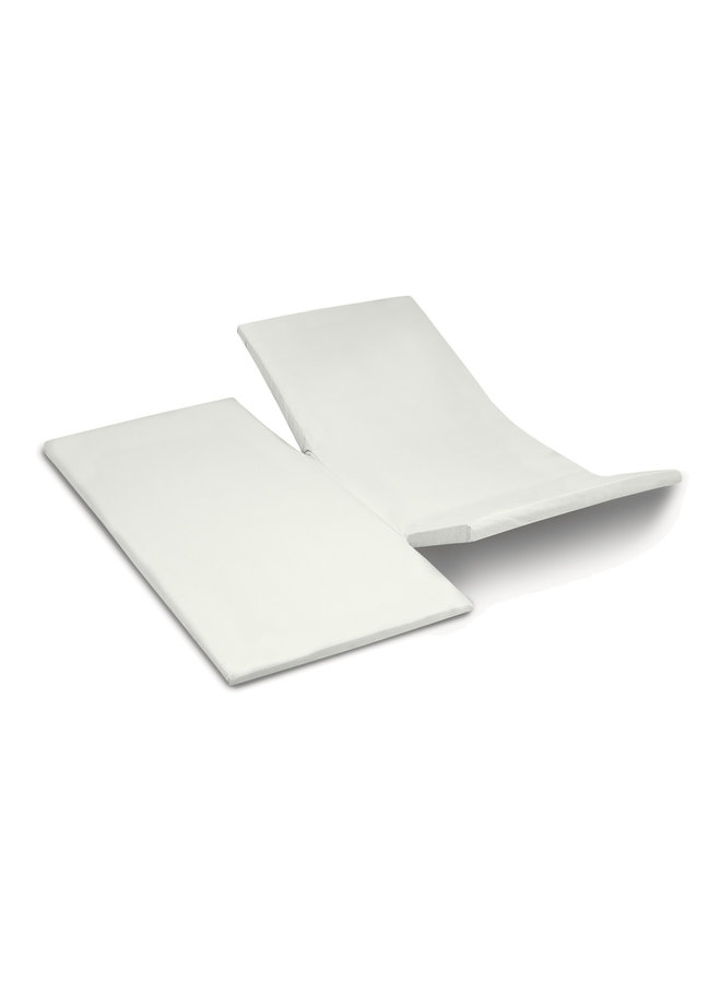 Cinderella Hoeslaken Dubbele Split Ivoor - Jersey