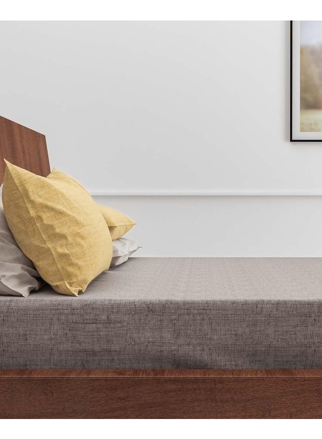 Zo! Home Hoeslaken Lino Chocolade Bruin - Katoen