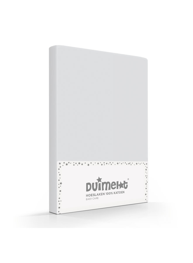 Hoeslaken Ledikant Grijs - 60x120 - Katoen