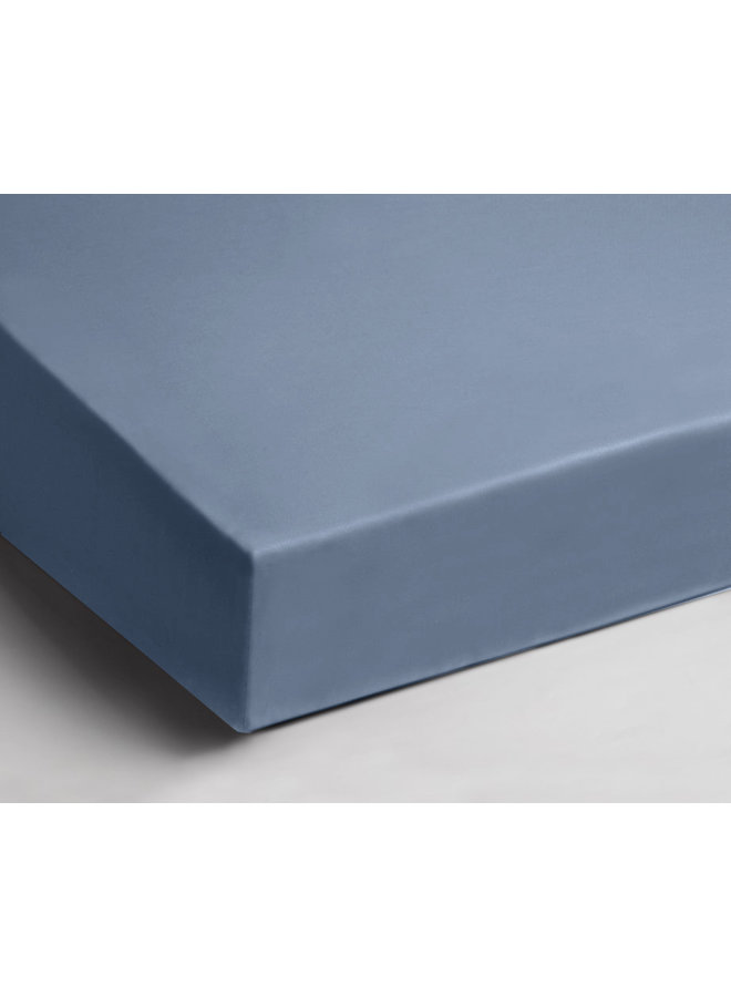 Hoeslaken Jeans Blauw - Katoen