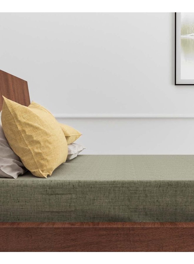 Zo! Home Hoeslaken Lino Groen - Katoen