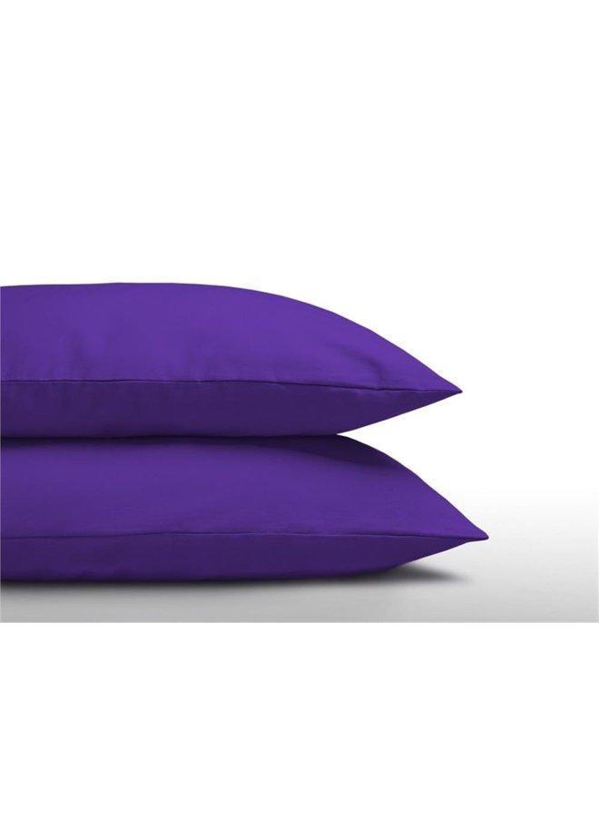 Kussenslopen (Set van 2) Paars - 60x70 - Katoen