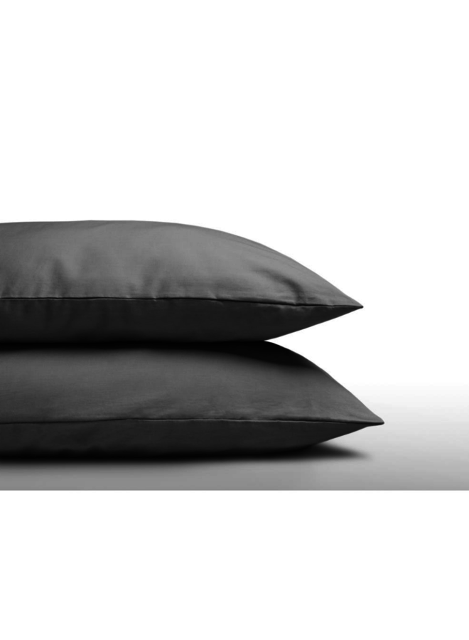 Kussenslopen (Set van 2) Grijs - 60x70 - Katoen