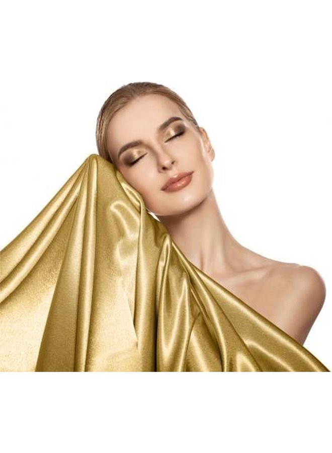 Beauty Skin Cara Kussenslopen (Set van 2) Goud - 60x70 - Satijn