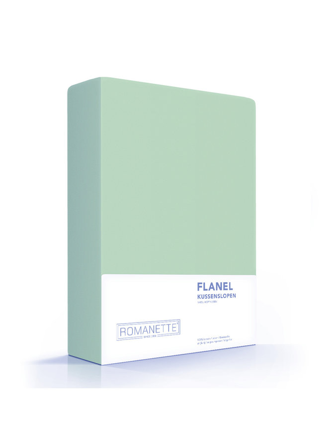Kussenslopen (Set van 2) Groen - 65x65 - Flanel