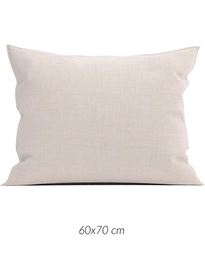 ZO! Home Kussenslopen Lino (Set van 2) Sandy Zand - 60x70 - Katoen