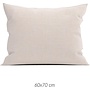 ZO! Home Kussenslopen Lino (Set van 2) Sandy Zand - 60x70 - Katoen