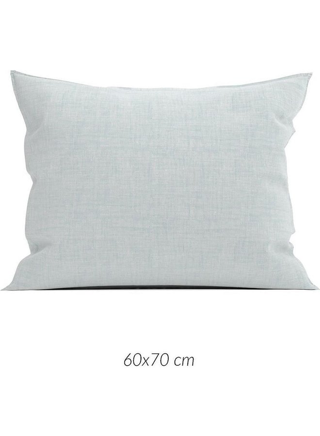 Kussenslopen Lino (Set van 2) Mint Groen - 60x70 - Katoen