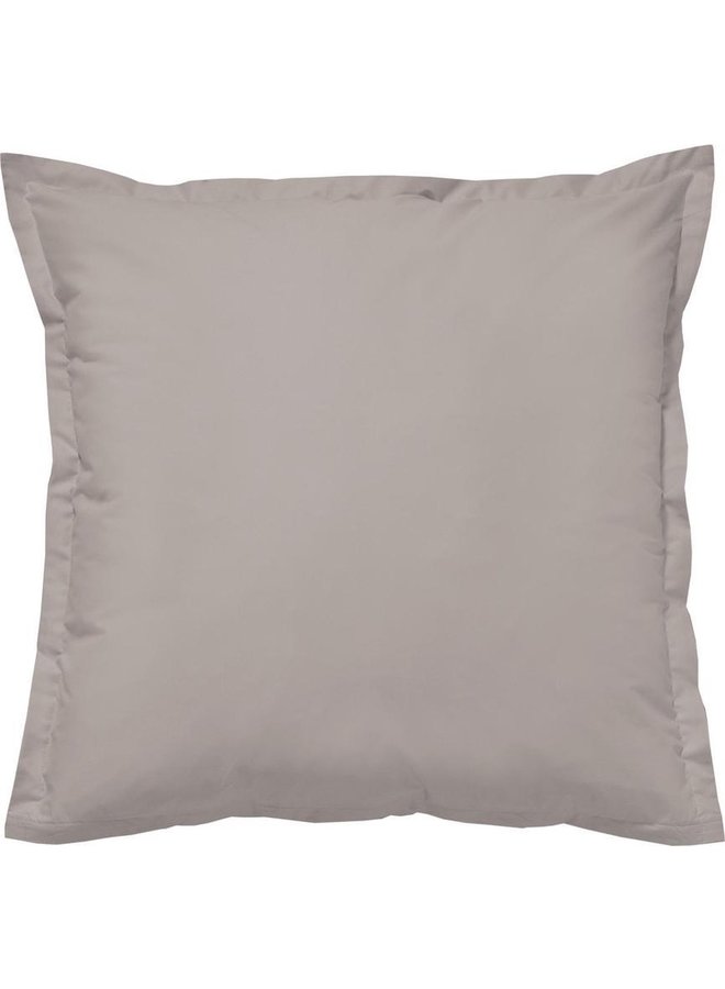 Kussenslopen Volant (Set Van 2) Taupe  - 80x80 - Katoensatijn