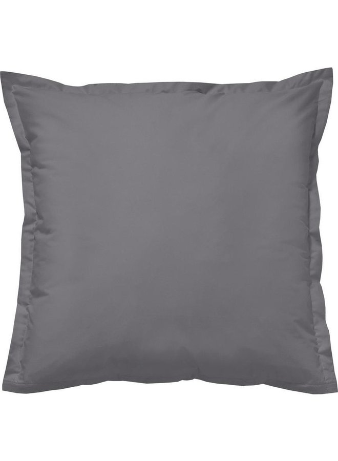 Cinderella Kussenslopen Volant (Set Van 2) Antraciet - 80x80 - Katoensatijn