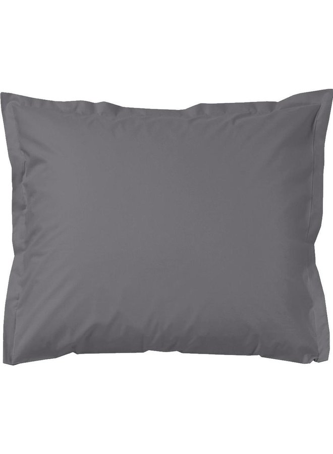 Cinderella Kussenslopen Volant (Set Van 2) Antraciet  - 60x70 - Katoensatijn