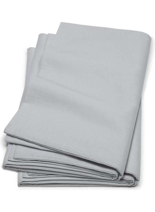 Cinderella Kussenslopen (Set Van 2) Grijs - 80x80 - Flanel