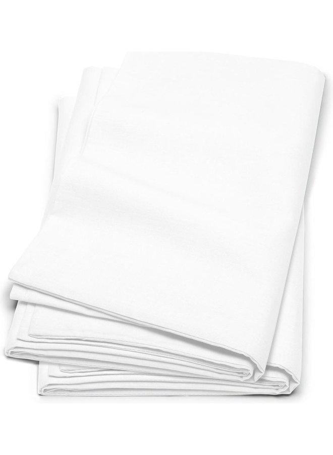 Cinderella Kussenslopen (Set Van 2) Wit - 80x80 - Flanel