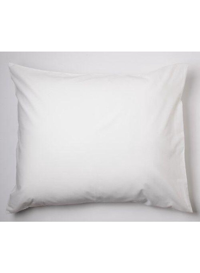 2x Percale Katoen Kussenslopen Wit