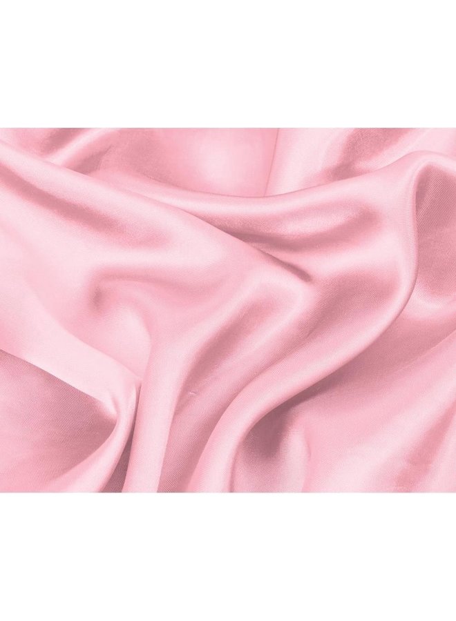 2x Beauty Skin Cara Satijn Kussenslopen Roze - 60x70