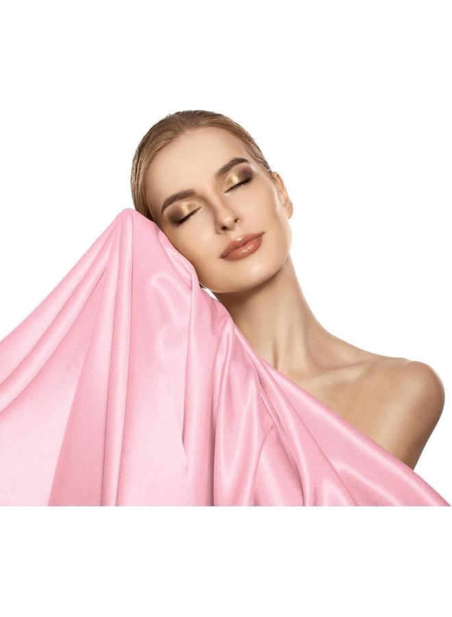 Beauty Skin Cara Kussenslopen (Set van 2) Roze - 60x70 - Satijn