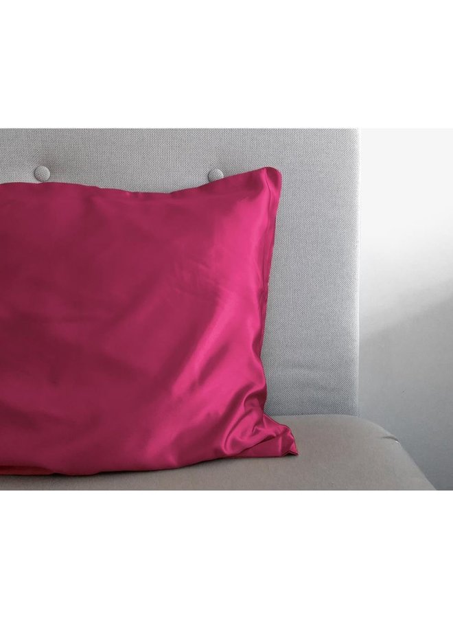 Beauty Skin Cara Kussenslopen (Set van 2) Fuchsia - 60x70 - Satijn