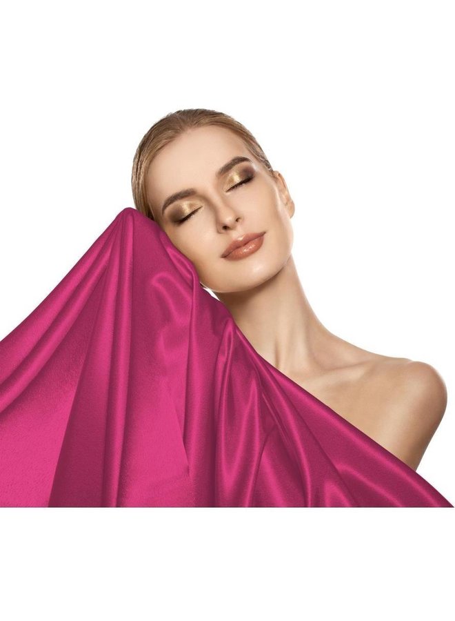 Beauty Skin Cara Kussenslopen (Set van 2) Fuchsia - 60x70 - Satijn