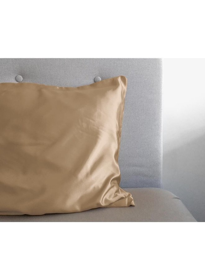 Beauty Skin Cara Kussenslopen (Set van 2) Taupe - 60x70 - Satijn