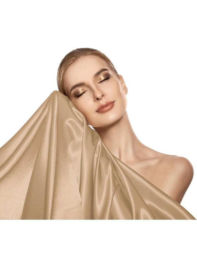 Beauty Skin Cara Kussenslopen (Set van 2) Taupe - 60x70 - Satijn