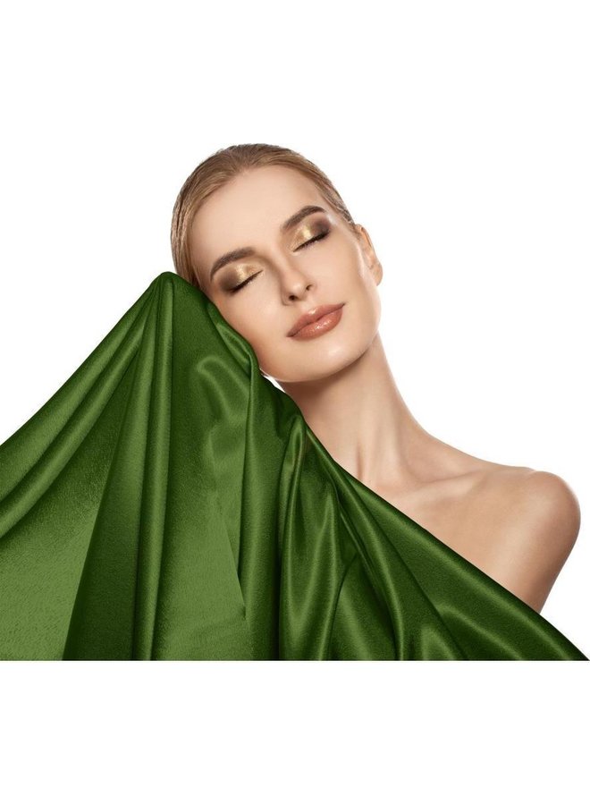 Beauty Skin Cara Kussenslopen (Set van 2) Groen - 60x70 - Satijn