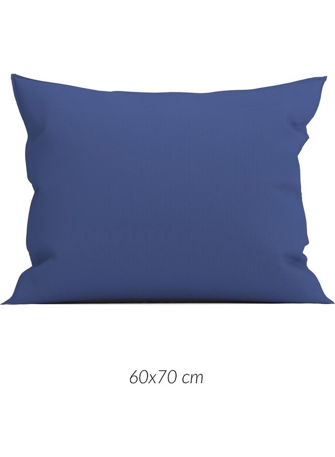 Kussenslopen Satinado Navy - Set Van 2 - Katoensatijn
