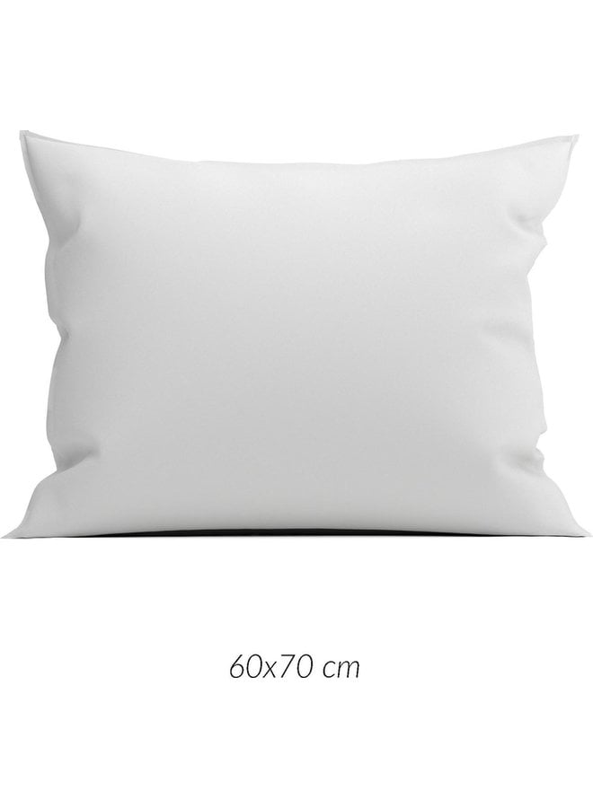 ZO! Home Kussenslopen Satinado (Set Van 2) Ash Grijs - 60x70 - Katoensatijn