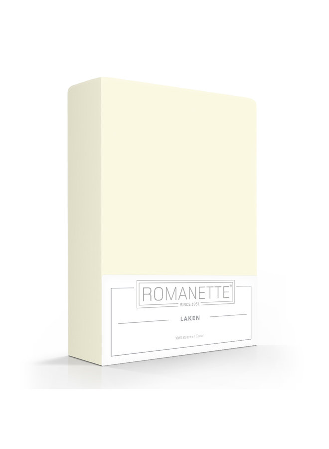 Romanette Laken Creme - Katoen