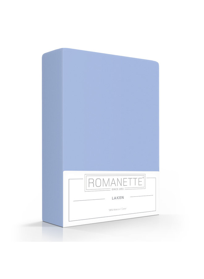 Romanette Laken Blauw - Katoen