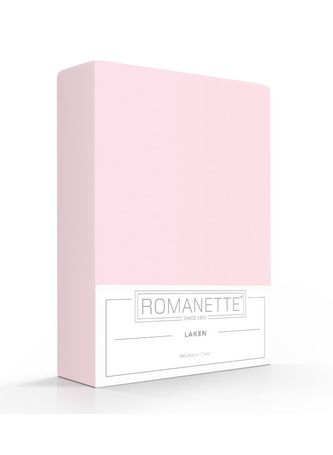 Romanette Laken Roze - Katoen