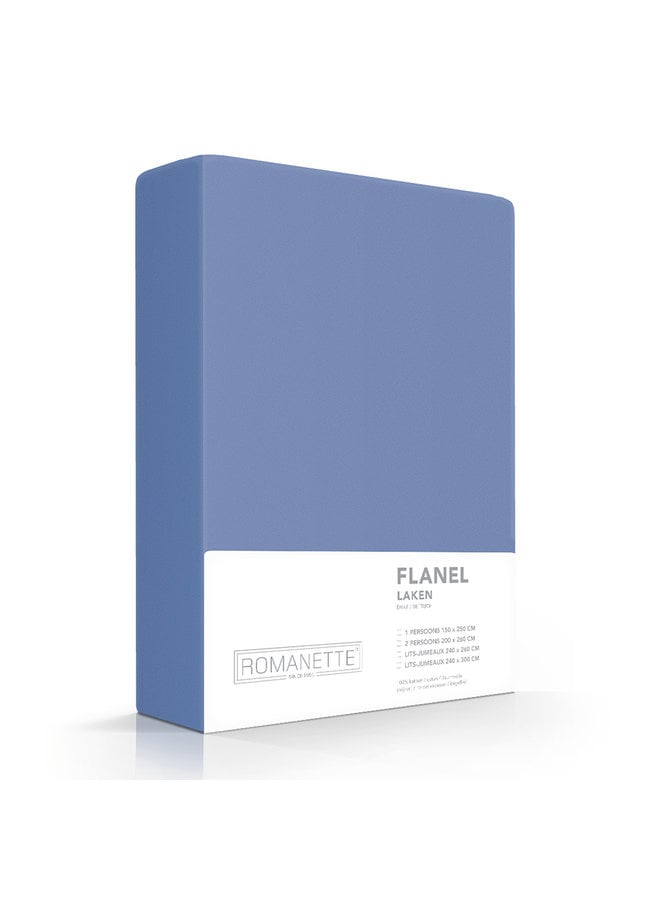 Laken Jeans Blauw - Flanel