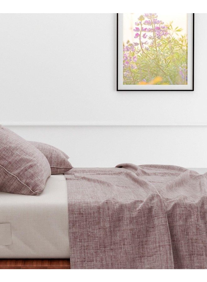 Laken Lino Paars - Katoen