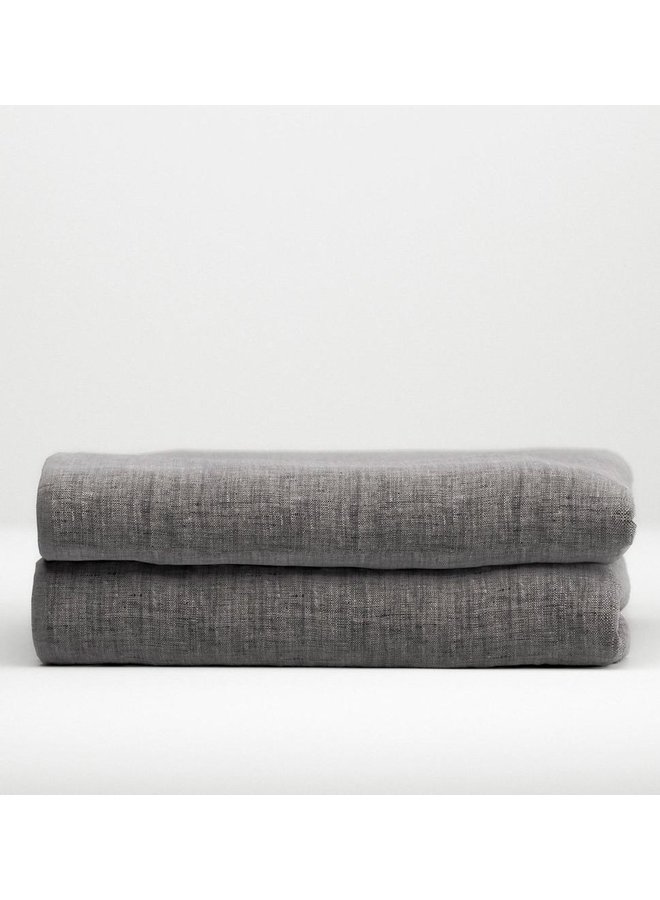 ZO! Home Laken Lino Antraciet - Katoen