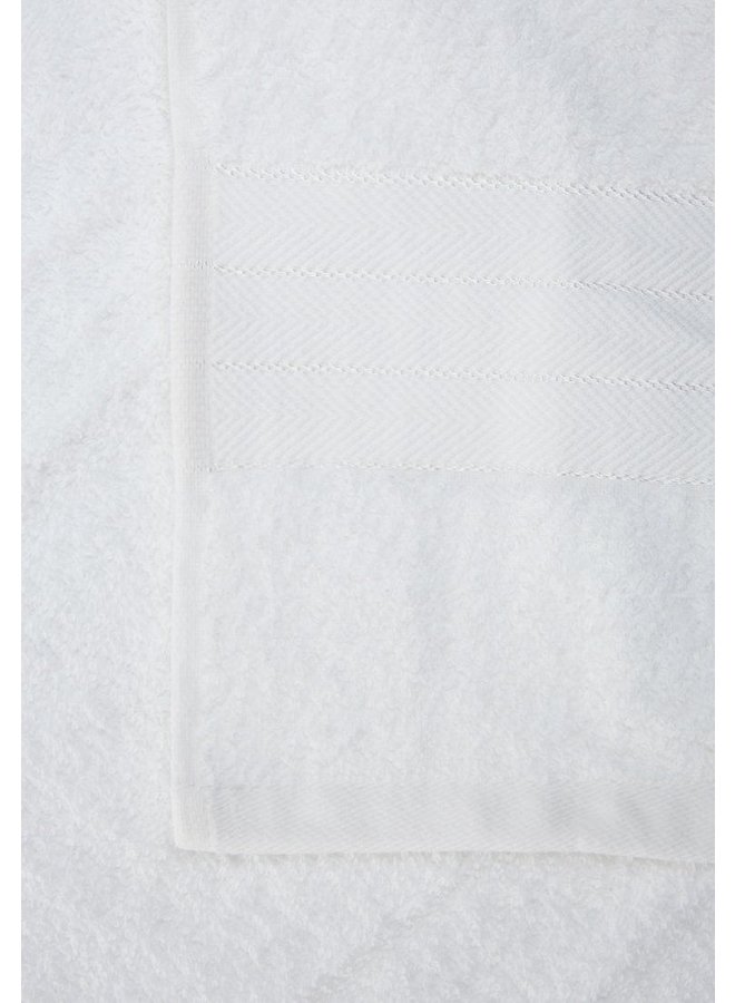 Good Morning Handdoeken (Set Van 2) Wit - 70x140 - Badstof Katoen