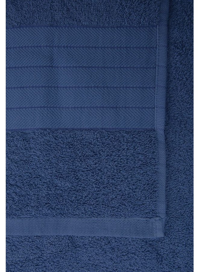 Good Morning Handdoeken (Set Van 4) Denim Blauw - 50x100 - Badstof Katoen