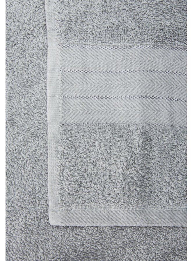 Good Morning Handdoeken (Set Van 4) Grijs - 50x100 - Badstof Katoen