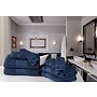 Good Morning Handdoekenset (Set Van 8) Denim Blauw - Badstof Katoen