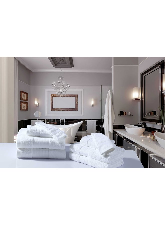 Good Morning Handdoekenset (Set Van 8) Wit - Badstof Katoen