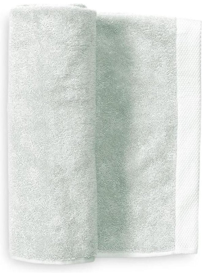 2x Europees Katoen Handdoeken Mint Groen - 60x110