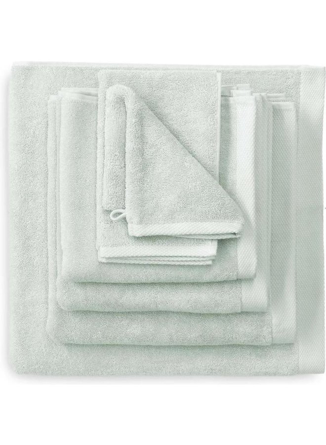 Heckett & Lane Handdoeken Premium (Set Van 2) Mint Groen - 60x110 - Badstof Katoen