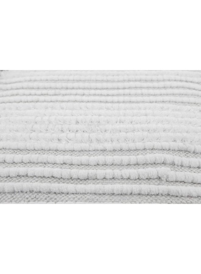 Heckett & Lane Badmat Solange Wit - Katoen/Polyester