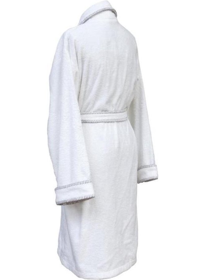 Heckett & Lane Badjas Wit - Bamboe/Katoen