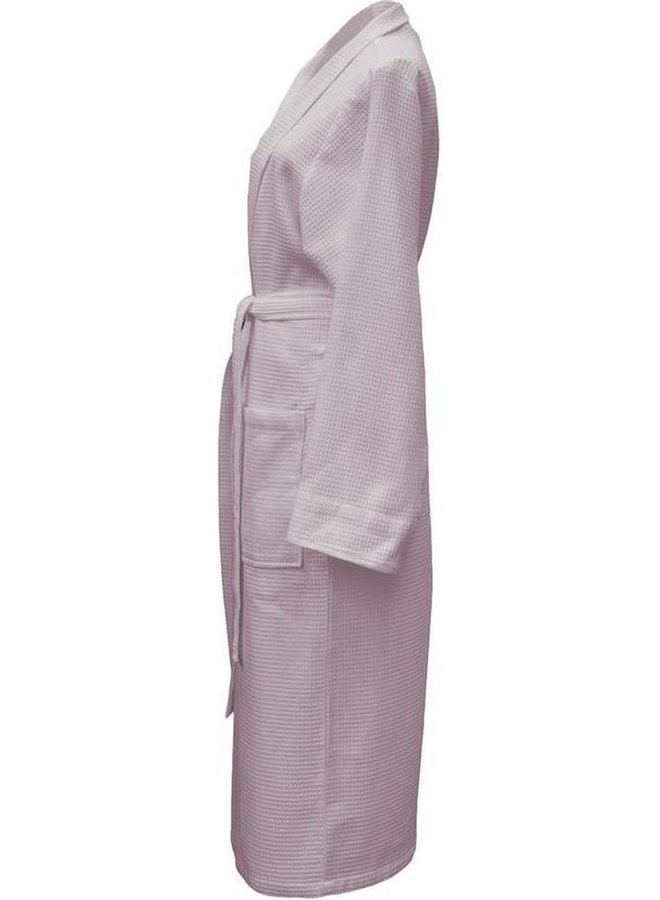 Heckett & Lane Badjas Wafel Lila Paars - Katoen