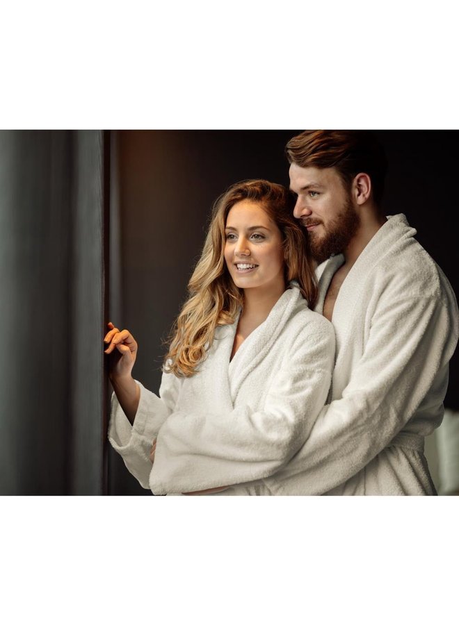 Dreamhouse Badjas Soft Terry Creme - Badstof Katoen