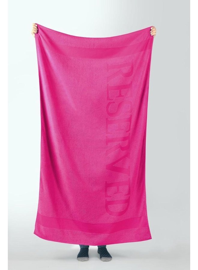 Lucca Strandlaken Reserved Fuchsia - 100x180 - Velours