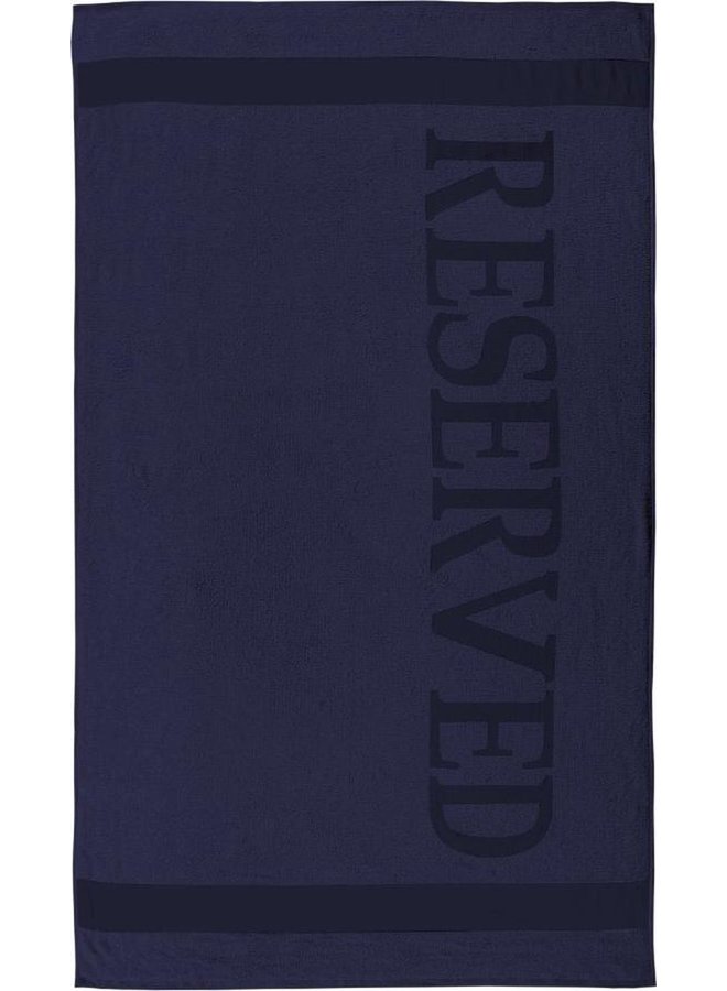 Lucca Strandlaken Reserved Navy - 100x180 - Velours